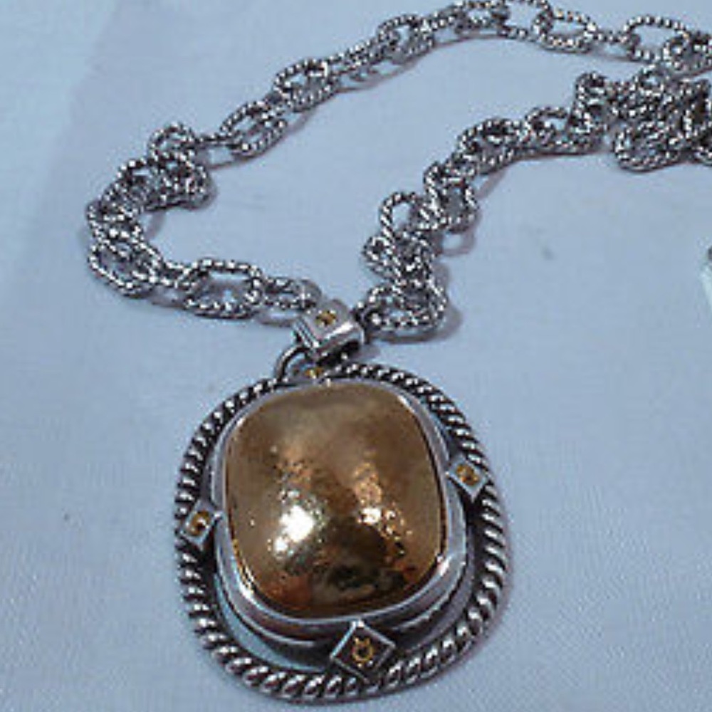 Brighton Gold Rush Collection Brush Gold Necklace
